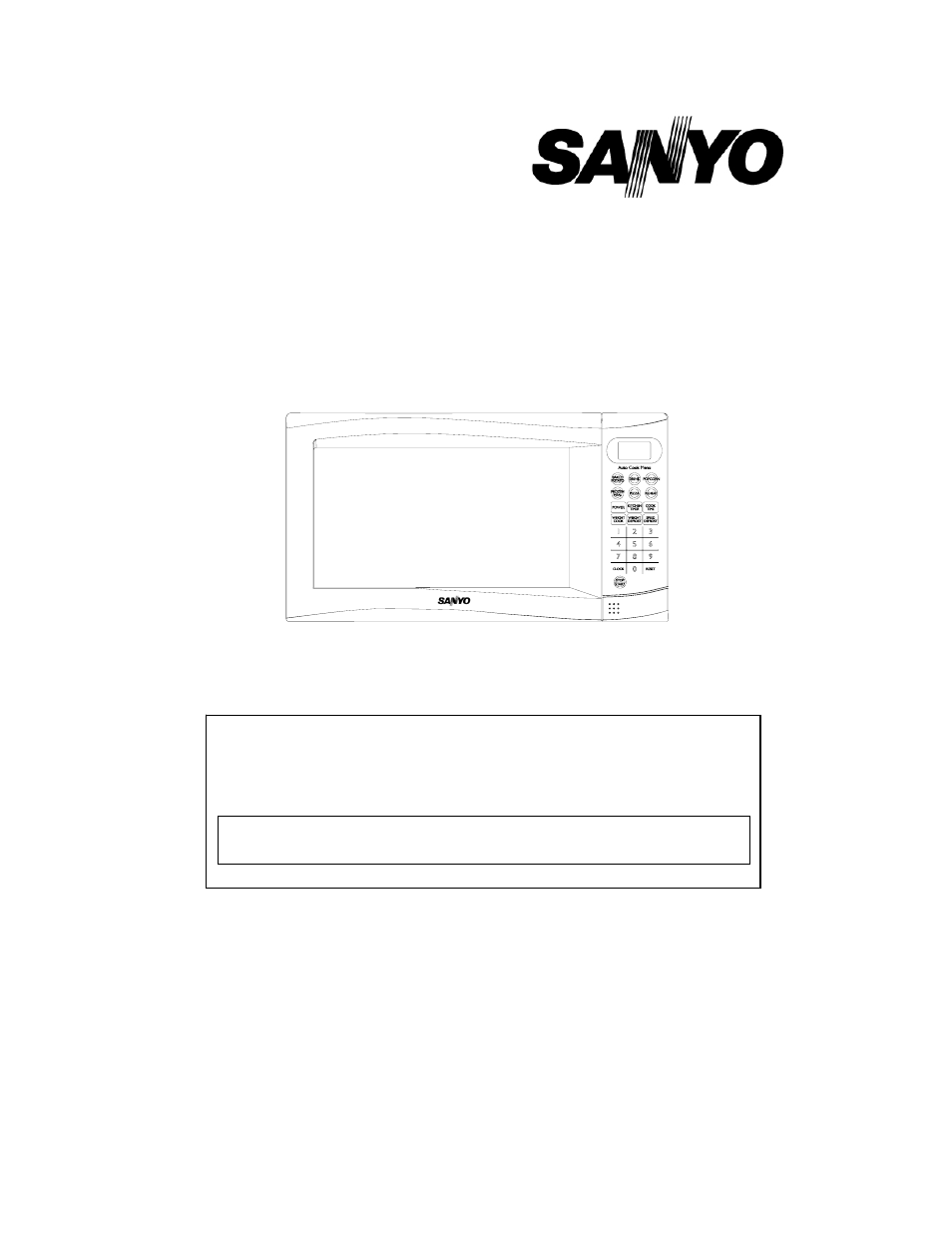 Sanyo EM-S156AW User Manual | 13 pages