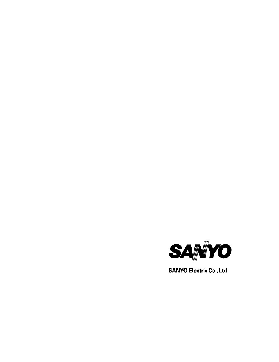 Sanyo EM-S156AW User Manual | Page 13 / 13