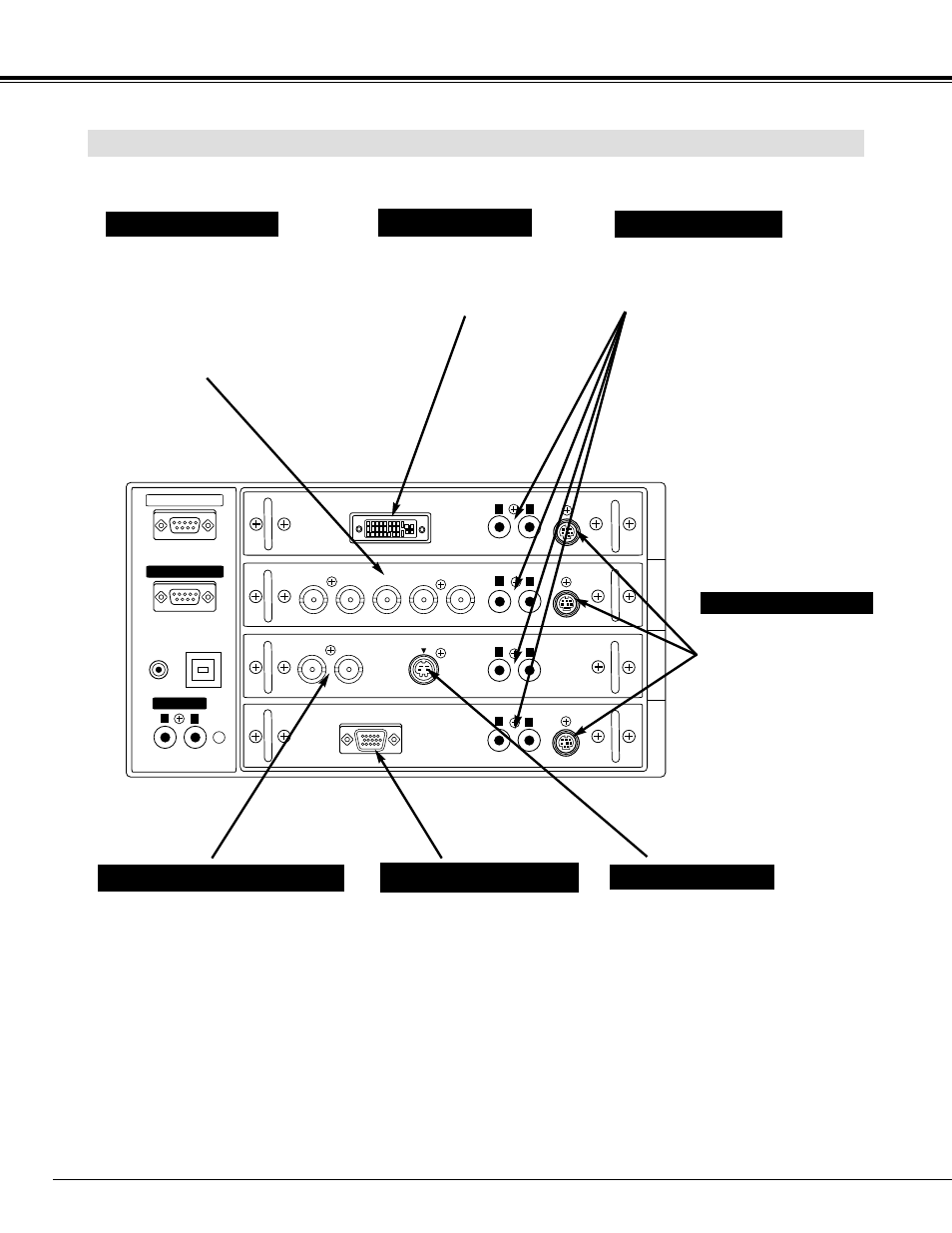 Connecting projector, Input/output terminals and jacks, Dvi input terminal | Sanyo PLC-XF40 User Manual | Page 12 / 52