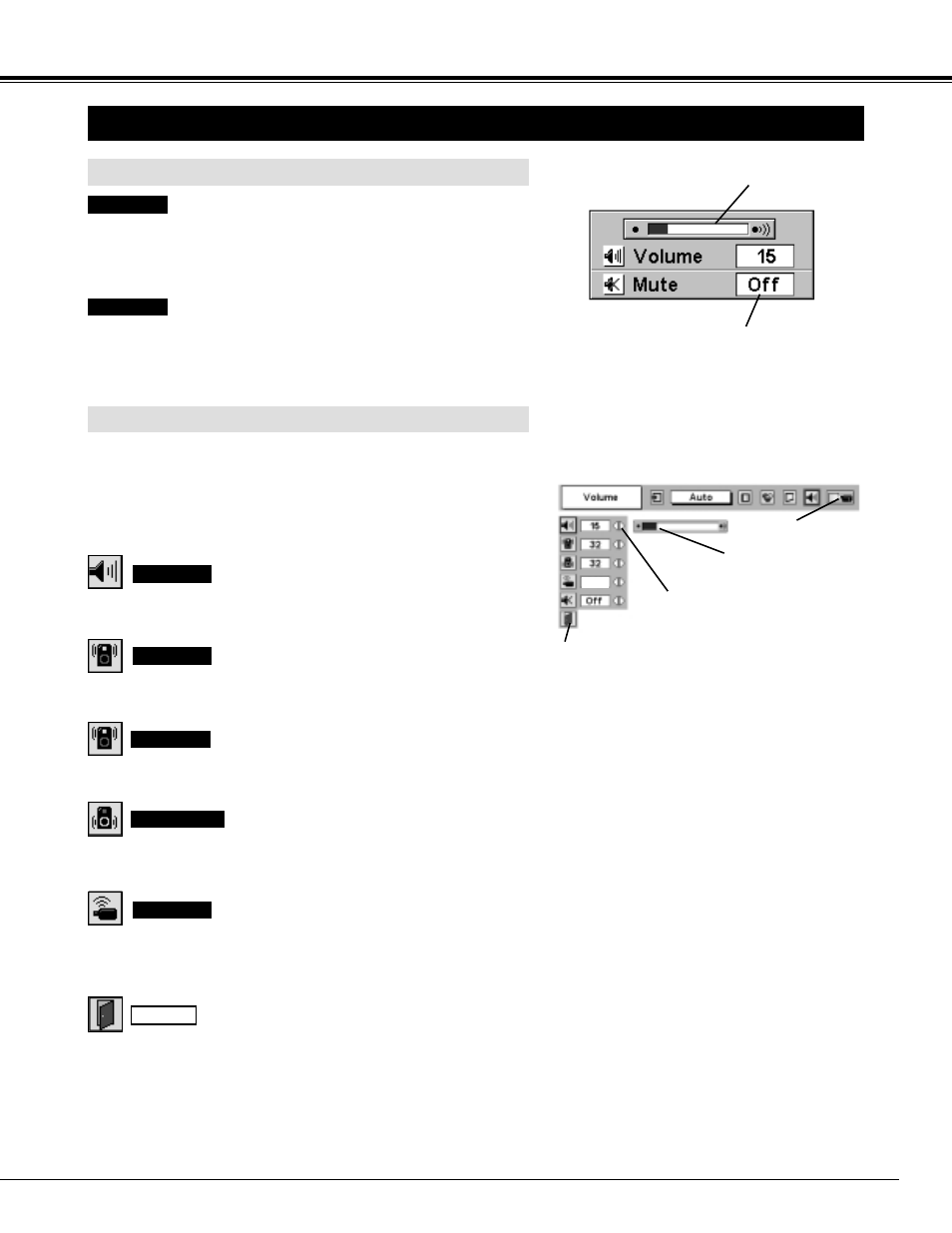 Sound adjustment, Direct operation menu operation, Basic operation | Sanyo PLC-XF40 User Manual | Page 25 / 52