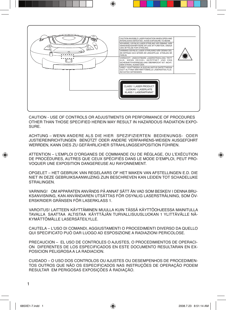 Sanyo MCD-UB685M User Manual | Page 2 / 52
