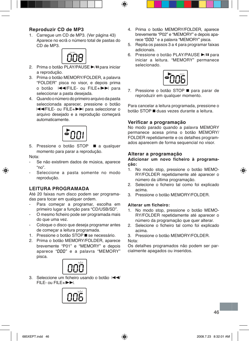 Sanyo MCD-UB685M User Manual | Page 47 / 52