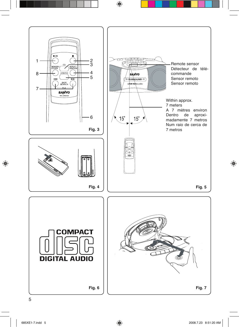 Sanyo MCD-UB685M User Manual | Page 6 / 52