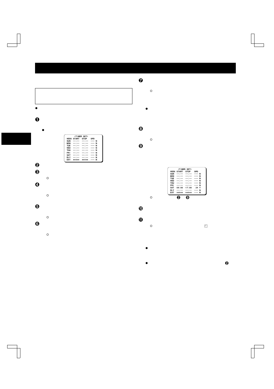Program timer recording | Sanyo TLS-9960 User Manual | Page 24 / 48