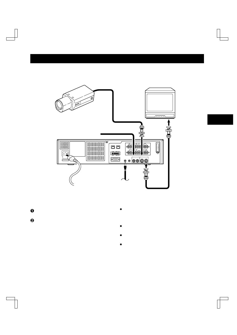 Connections, Power cord installation, Insert the plug of this power cord into a outlet | Sanyo TLS-9960 User Manual | Page 7 / 48