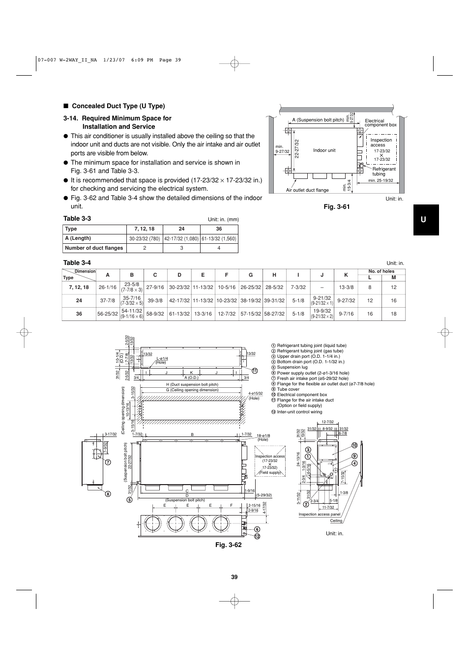 Table 3-4 | Sanyo R410A User Manual | Page 39 / 96
