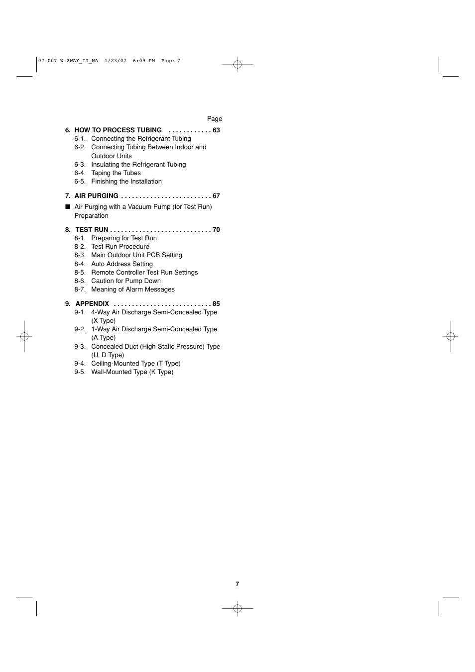 Sanyo R410A User Manual | Page 7 / 96