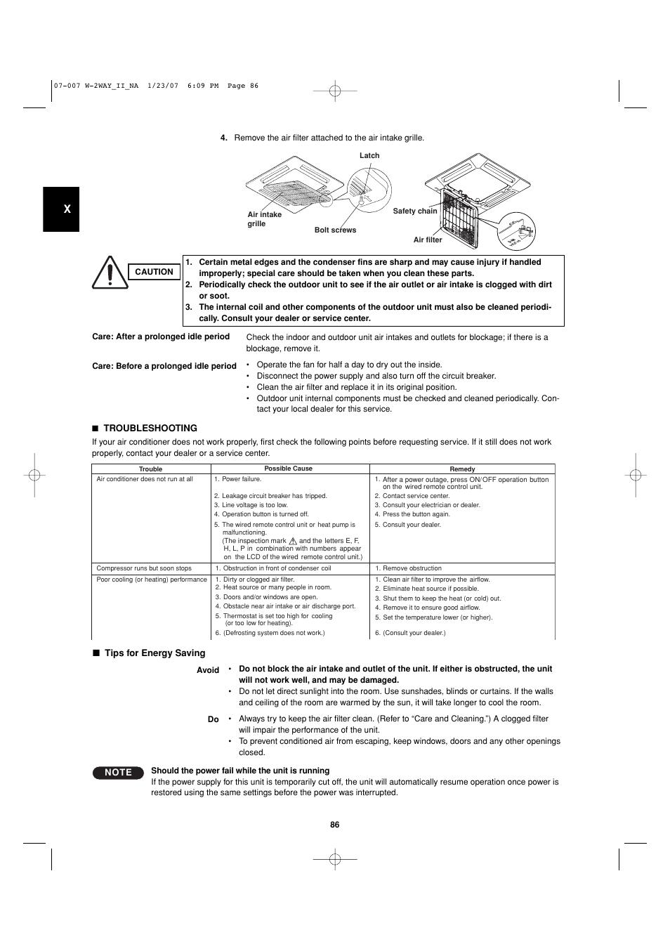 Sanyo R410A User Manual | Page 86 / 96