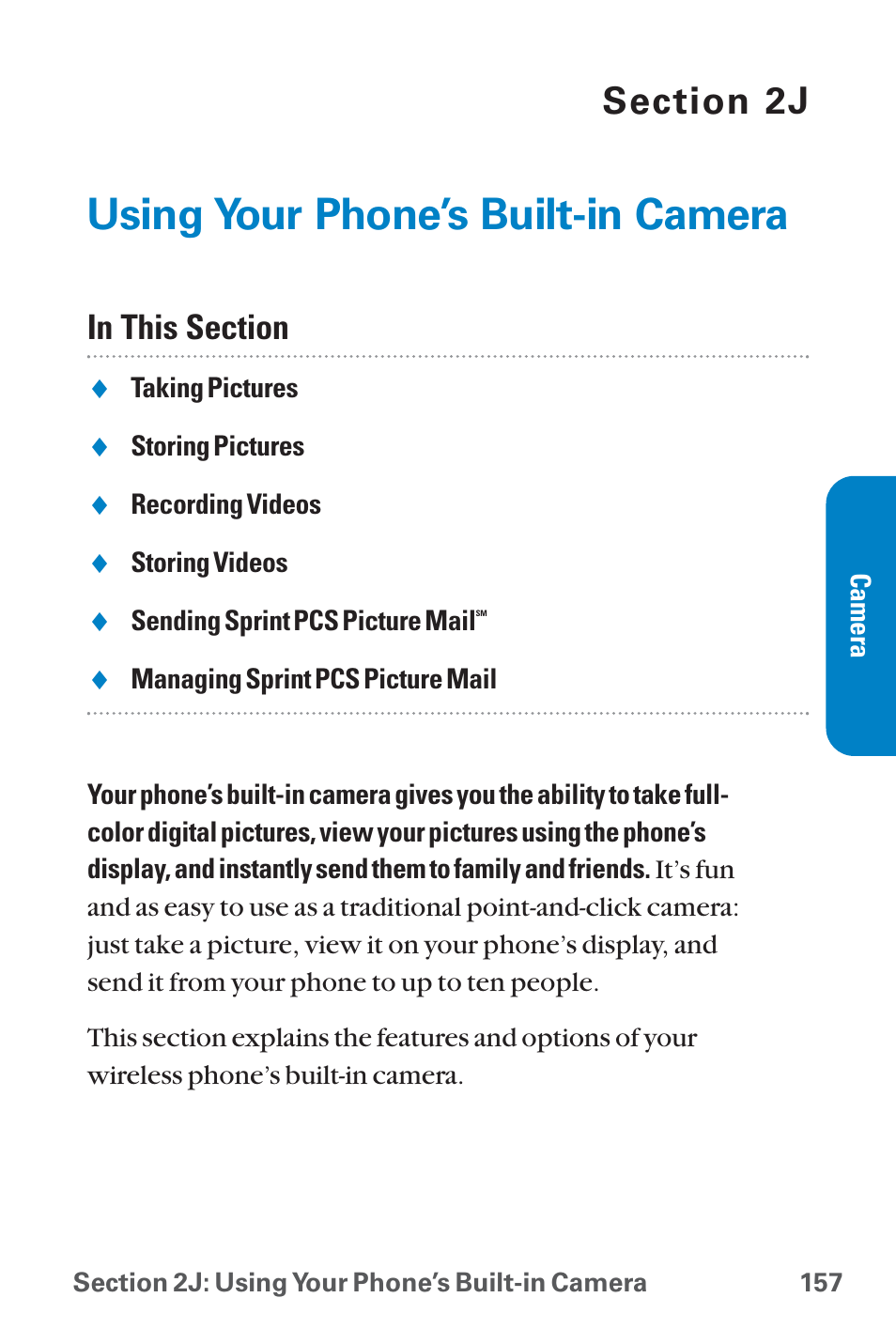 Using your phone’s built-in, Using your phone’s built-in camera | Sanyo QWEST SCP-8300 User Manual | Page 173 / 310