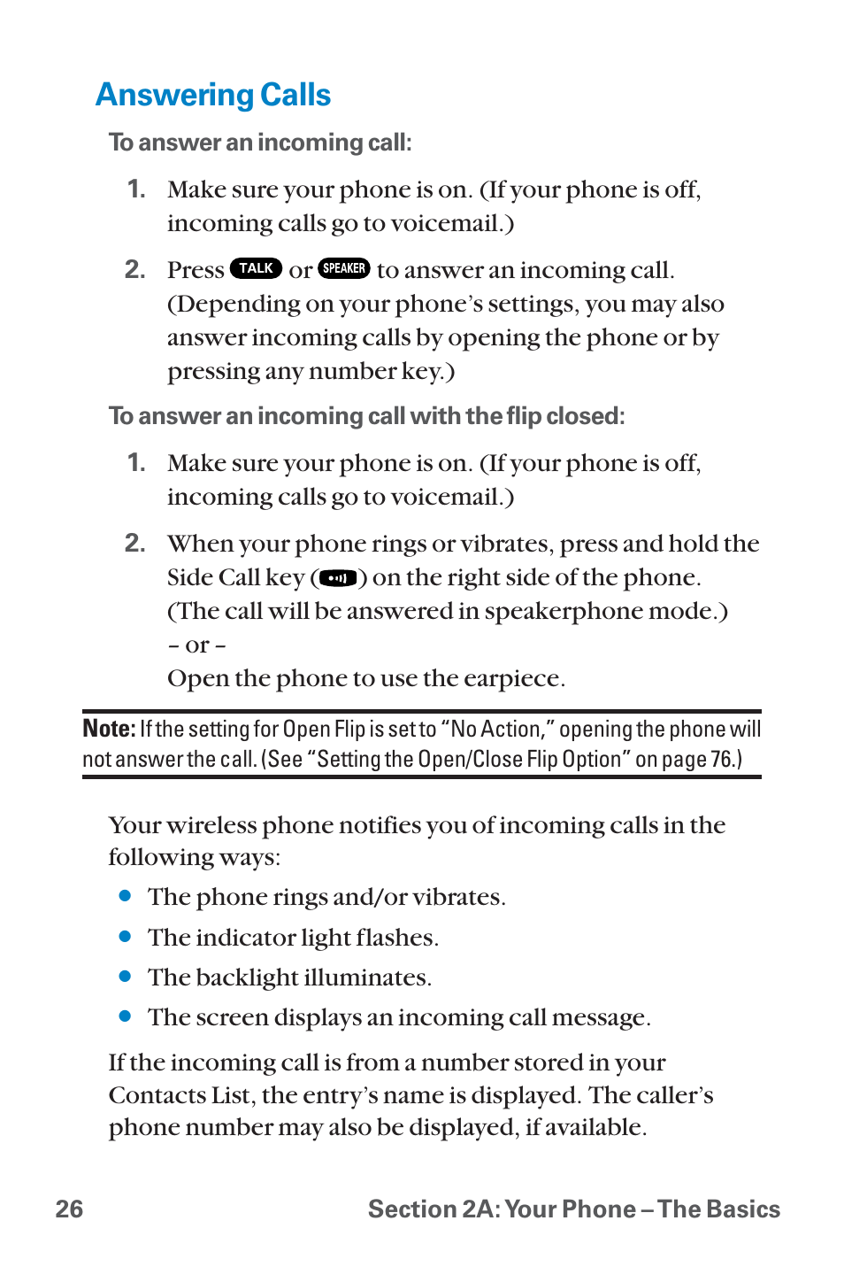 Answering calls | Sanyo QWEST SCP-8300 User Manual | Page 42 / 310