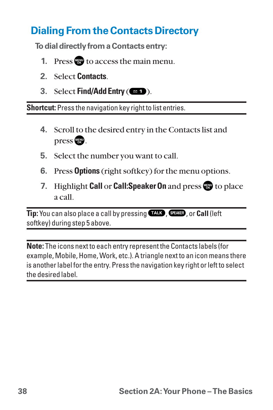 Dialing from the contacts di, Dialing from the contacts directory | Sanyo QWEST SCP-8300 User Manual | Page 54 / 310