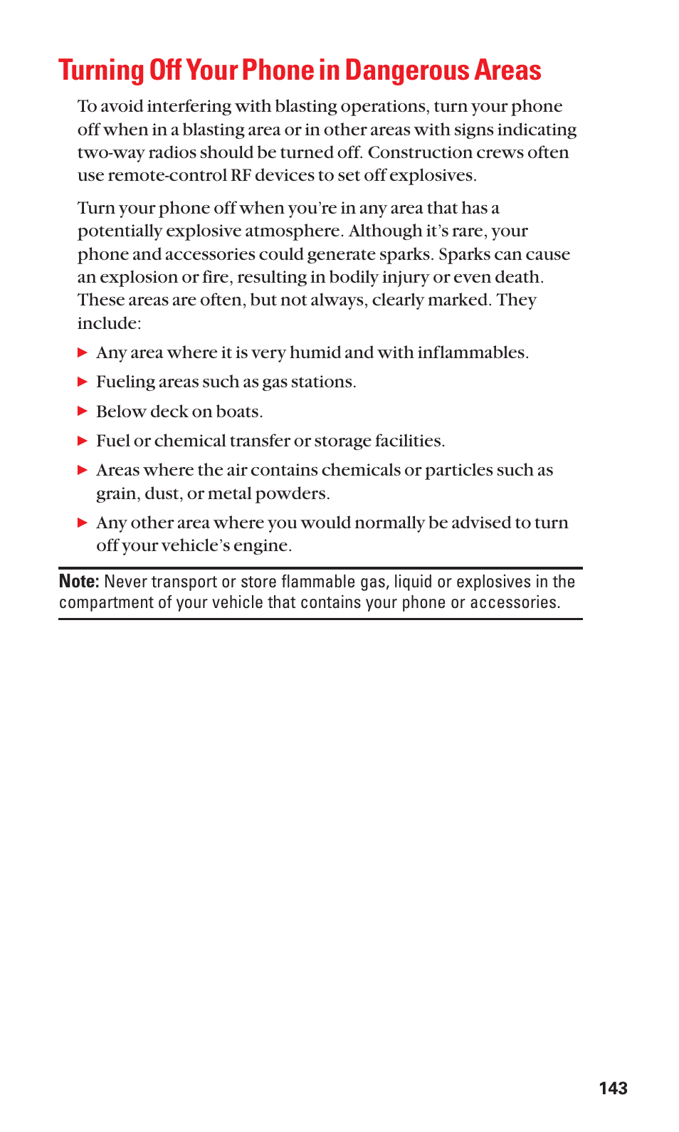 Turning off your phone in dangerous areas | Sanyo SCP-3100 User Manual | Page 151 / 157
