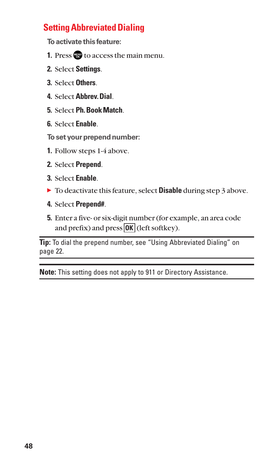 Setting abbreviated dialing | Sanyo SCP-3100 User Manual | Page 56 / 157