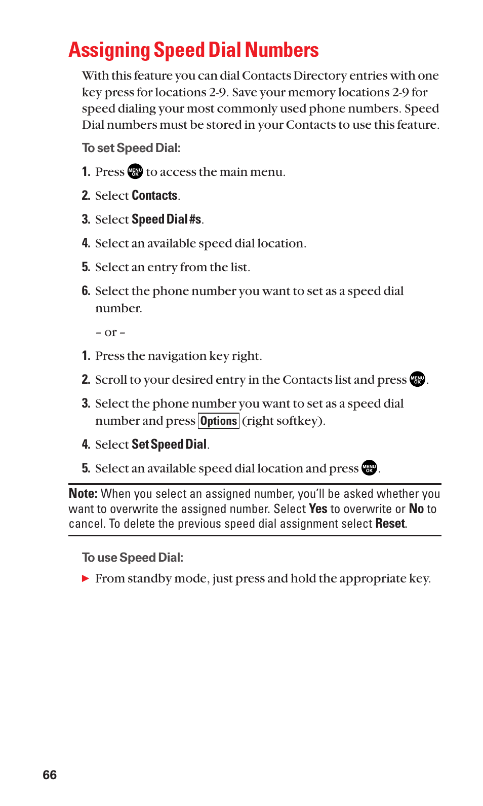 Assigning speed dial numbers | Sanyo SCP-3100 User Manual | Page 74 / 157