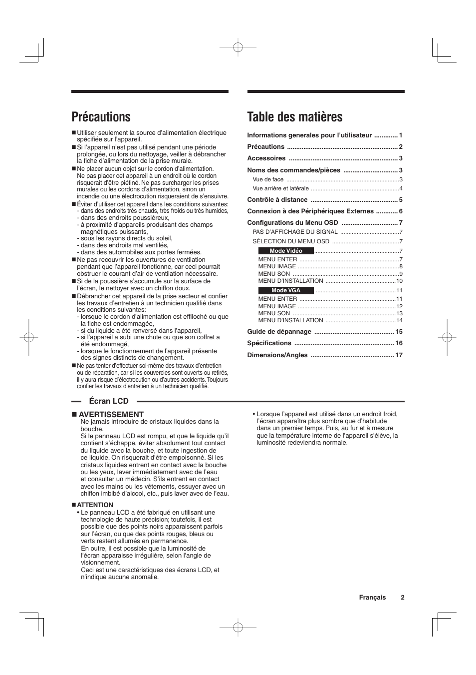 Sanyo VMC-L2019 User Manual | Page 21 / 112