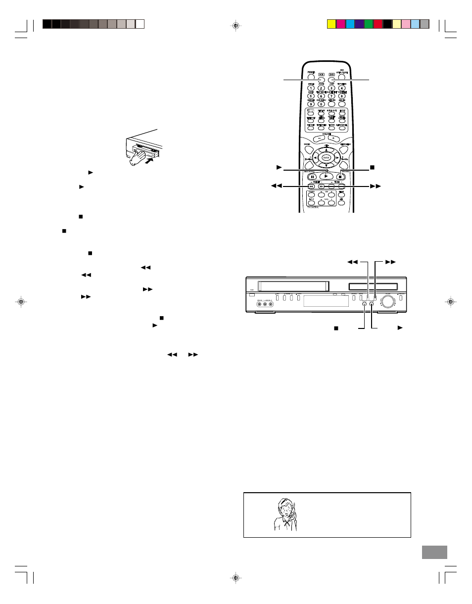 Basic playback | Sanyo DWM-3500 User Manual | Page 29 / 68