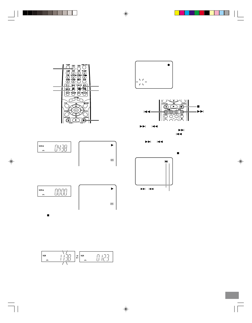 Zero return function, Video index search system | Sanyo DWM-3500 User Manual | Page 31 / 68