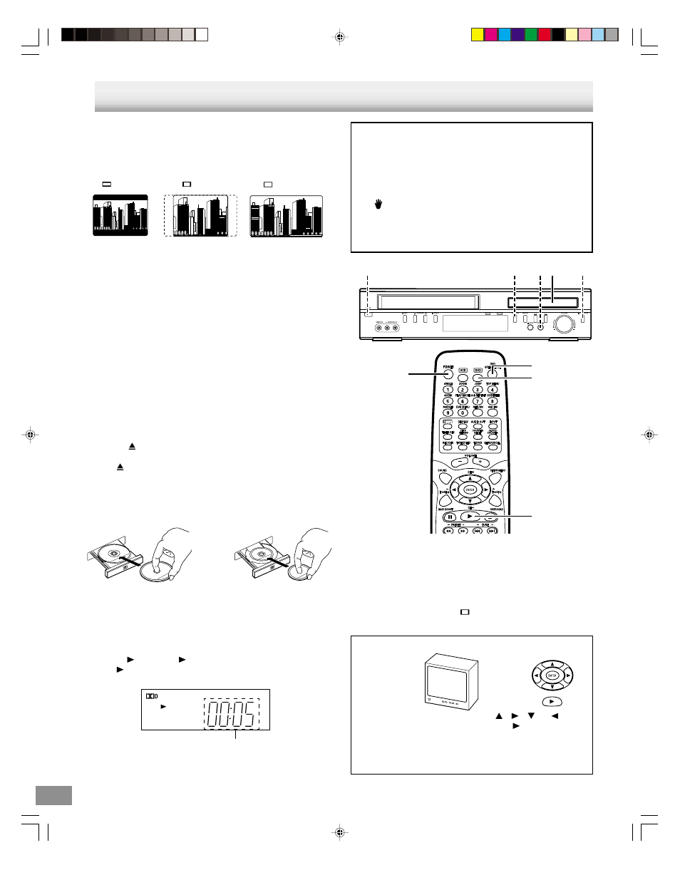Disc playback, Preparations, Basic playback | Sanyo DWM-3500 User Manual | Page 40 / 68