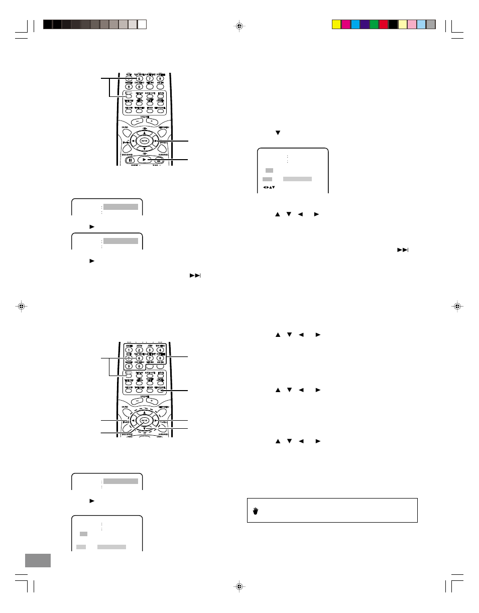 Programmed playback [cd] [mp3] [wma] [jpeg, Random playback [cd] [mp3] [wma] [jpeg | Sanyo DWM-3500 User Manual | Page 48 / 68