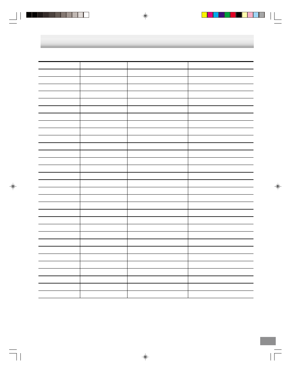 Language code list | Sanyo DWM-3500 User Manual | Page 61 / 68