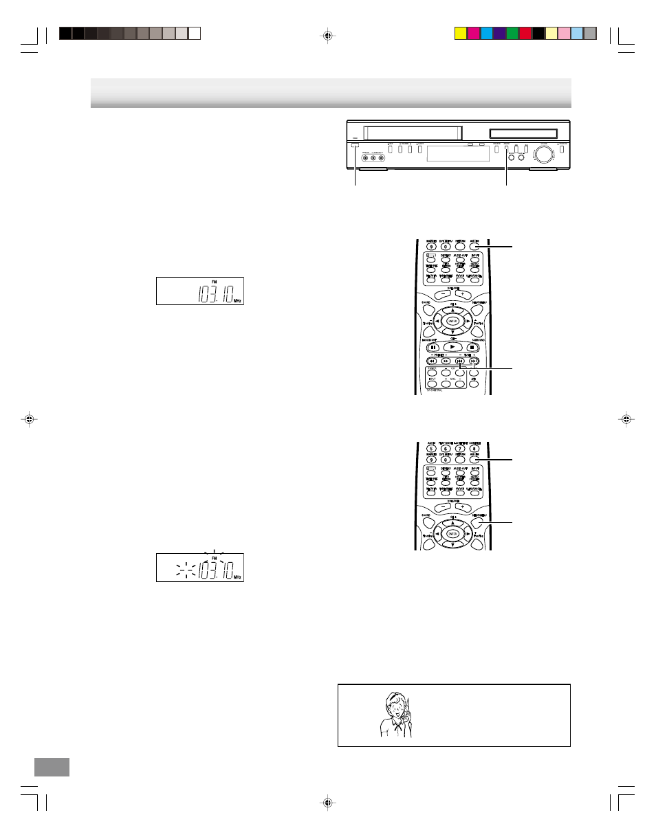 Listening to the radio, Automatic/manual tuning, Preset | Sanyo DWM-3500 User Manual | Page 62 / 68