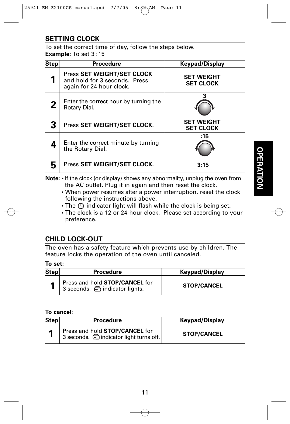 Sanyo EM-Z2100GS User Manual | Page 11 / 40