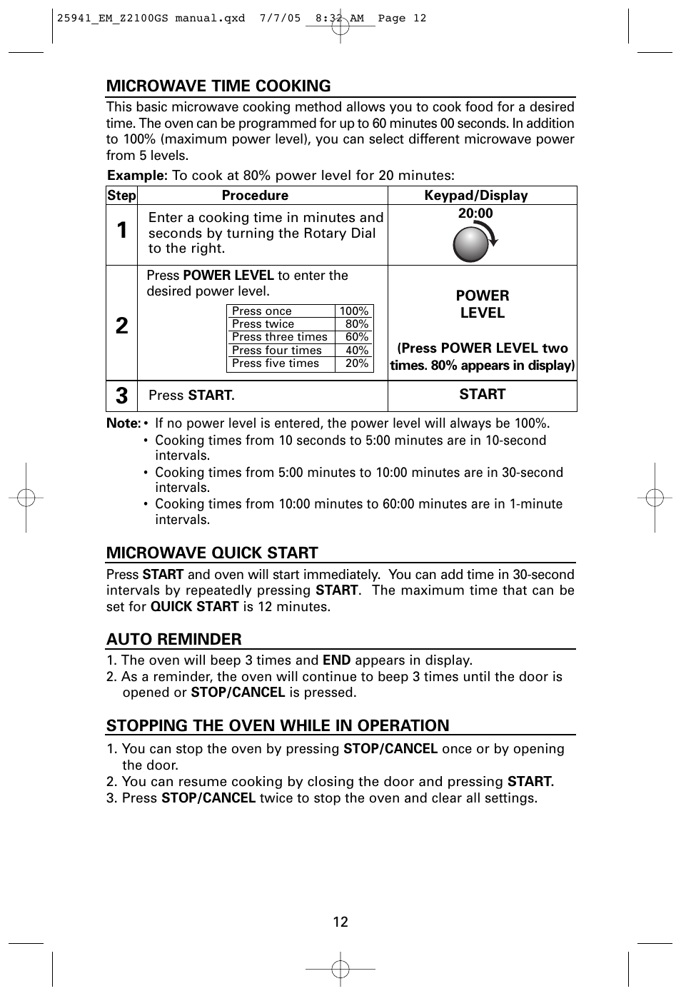 Sanyo EM-Z2100GS User Manual | Page 12 / 40