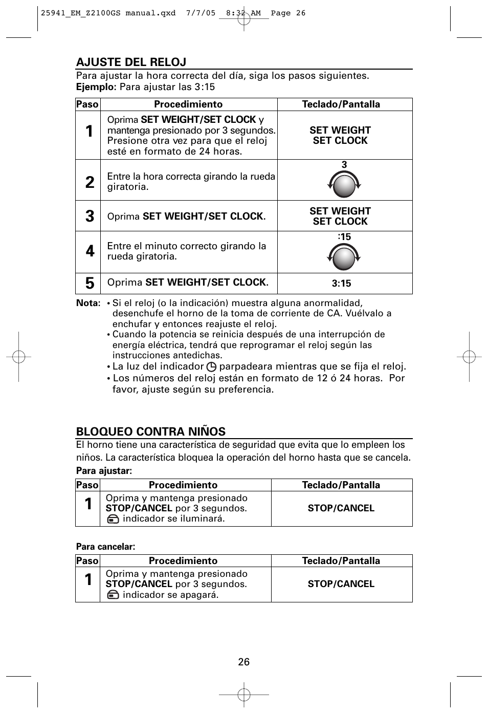 Sanyo EM-Z2100GS User Manual | Page 26 / 40