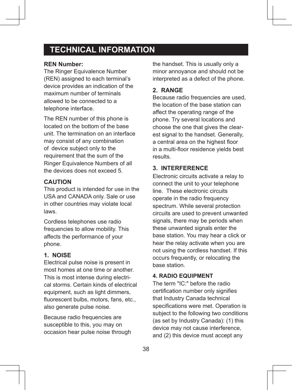 Technical.information | Sanyo CLT-D6623(WH) User Manual | Page 38 / 43