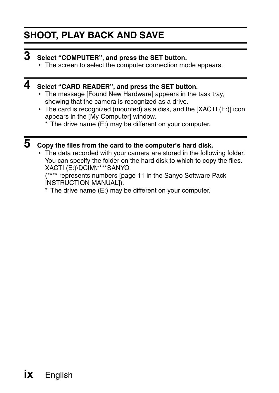Sanyo VPC-HD1010GX User Manual | Page 10 / 251