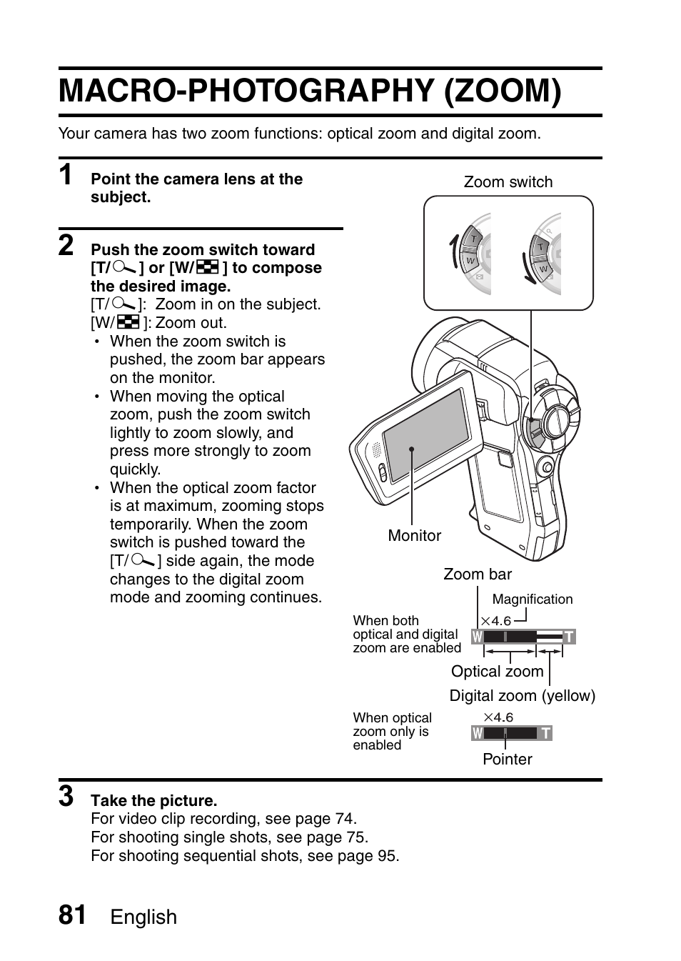 Macro-photography (zoom) | Sanyo VPC-HD1010GX User Manual | Page 100 / 251