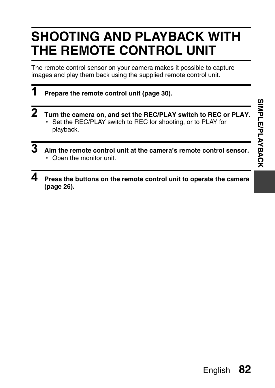 Shooting and playback with the remote control unit | Sanyo VPC-HD1010GX User Manual | Page 101 / 251