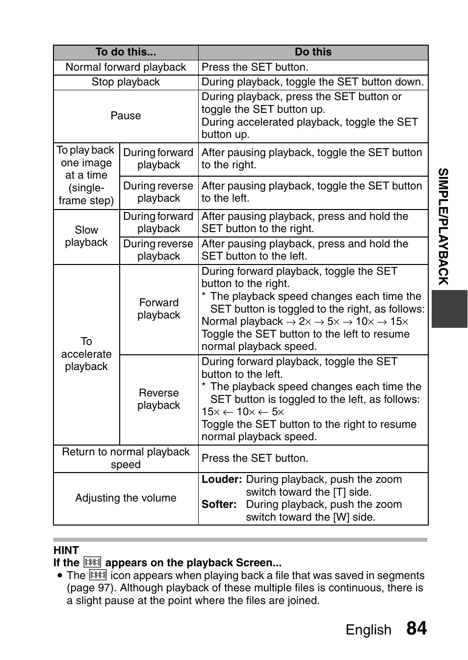 English | Sanyo VPC-HD1010GX User Manual | Page 103 / 251