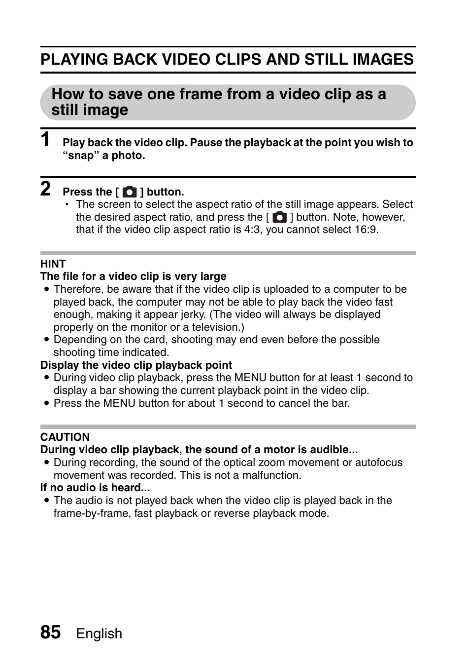 English | Sanyo VPC-HD1010GX User Manual | Page 104 / 251