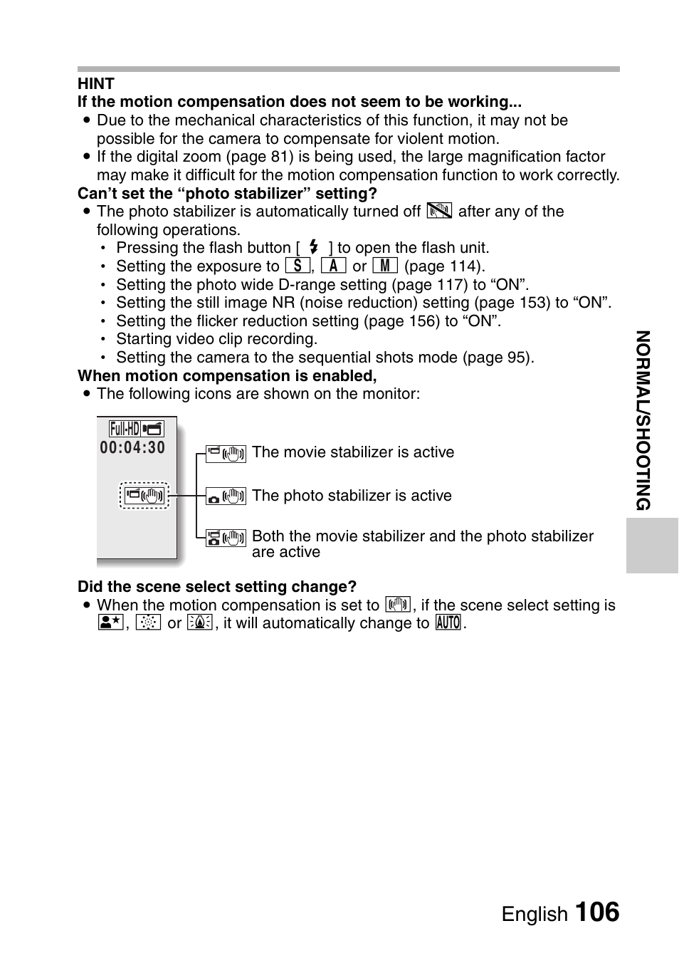 English | Sanyo VPC-HD1010GX User Manual | Page 125 / 251