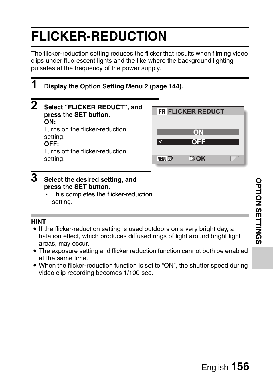 Flicker-reduction | Sanyo VPC-HD1010GX User Manual | Page 175 / 251