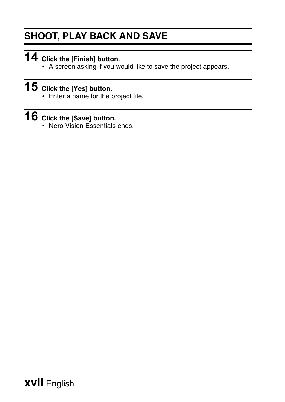 Xvii | Sanyo VPC-HD1010GX User Manual | Page 18 / 251