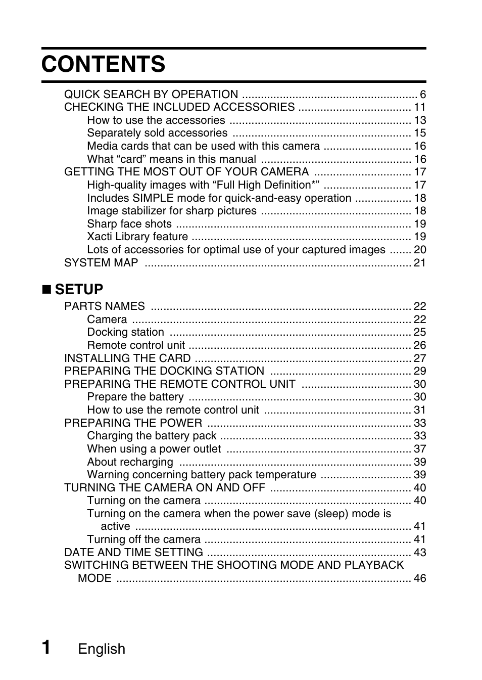 Sanyo VPC-HD1010GX User Manual | Page 20 / 251