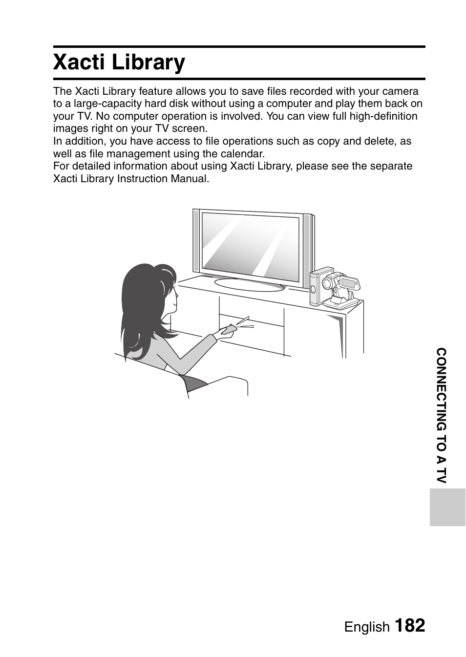 Xacti library | Sanyo VPC-HD1010GX User Manual | Page 201 / 251