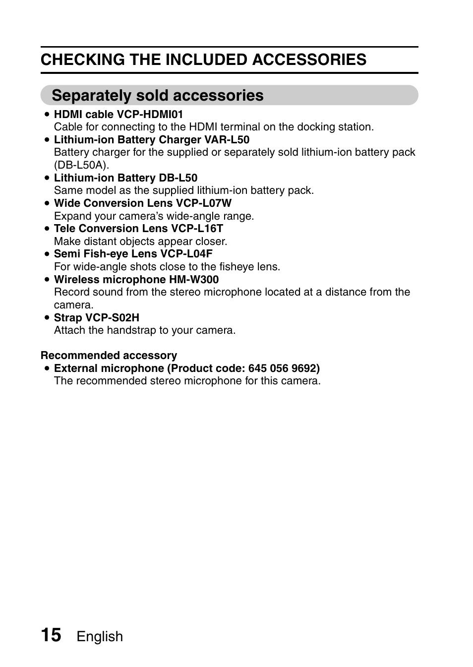 English | Sanyo VPC-HD1010GX User Manual | Page 34 / 251