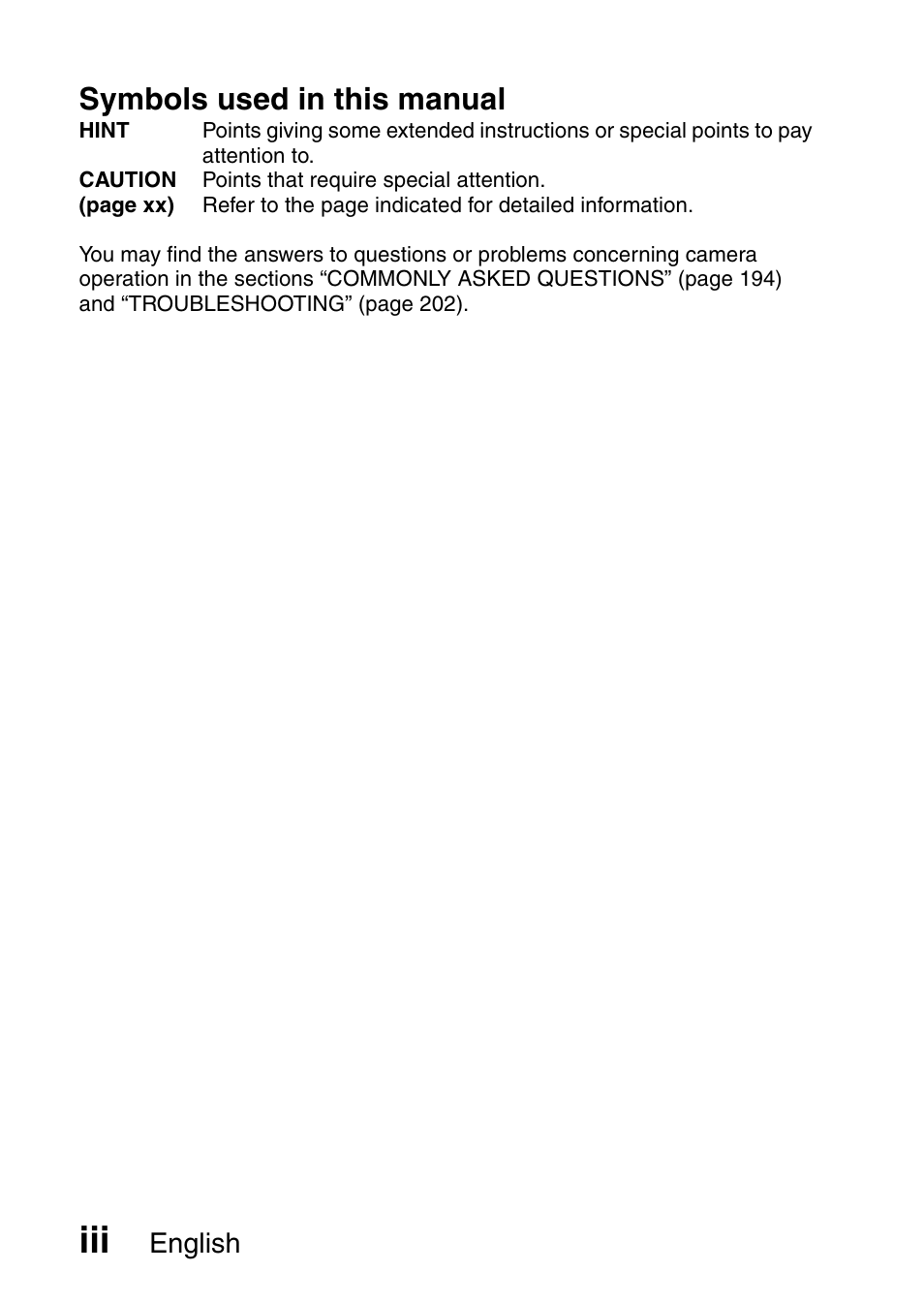 Symbols used in this manual | Sanyo VPC-HD1010GX User Manual | Page 4 / 251