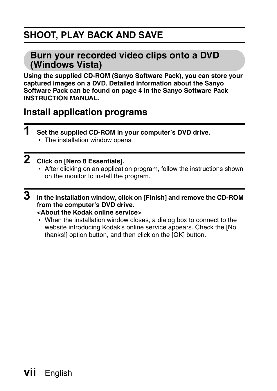 Sanyo VPC-HD1010GX User Manual | Page 8 / 251