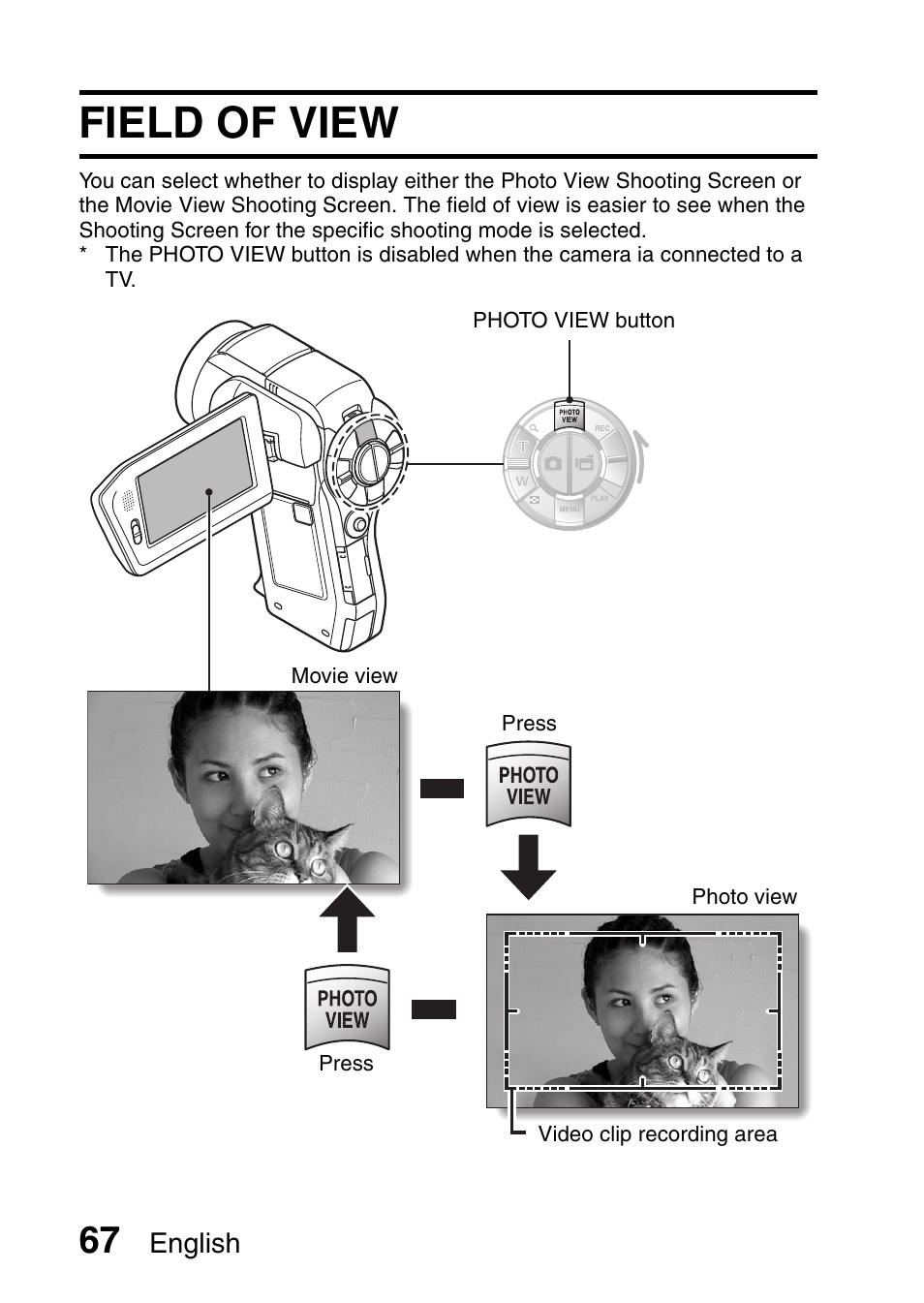 Field of view | Sanyo VPC-HD1010GX User Manual | Page 86 / 251