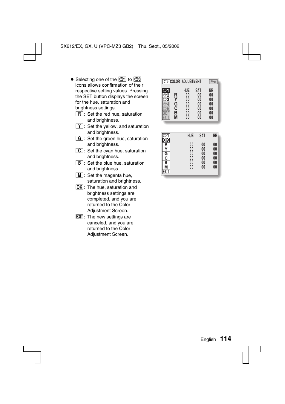 Sanyo VPC-MZ3EX User Manual | Page 117 / 218