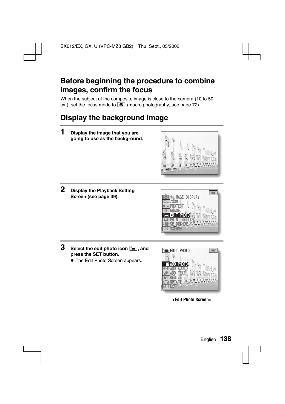 Display the background image | Sanyo VPC-MZ3EX User Manual | Page 141 / 218