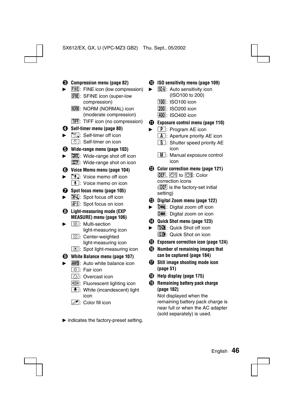 Sanyo VPC-MZ3EX User Manual | Page 49 / 218