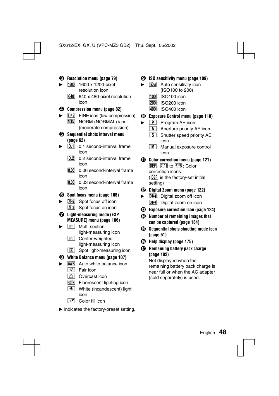 Sanyo VPC-MZ3EX User Manual | Page 51 / 218