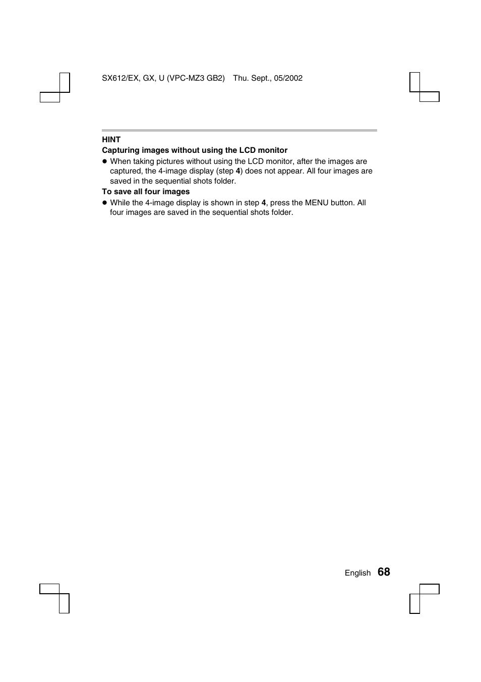Sanyo VPC-MZ3EX User Manual | Page 71 / 218