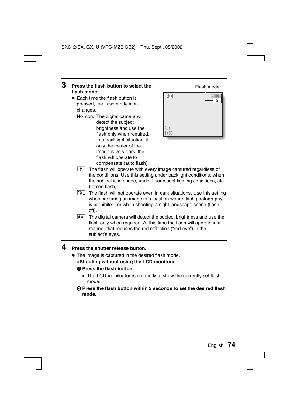 Sanyo VPC-MZ3EX User Manual | Page 77 / 218