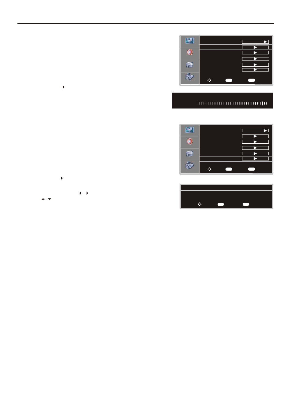 Dtv signal strength, Channel label setup, Continued) | Sanyo AVL-263 User Manual | Page 18 / 44